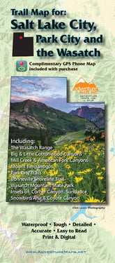 Trail Map for: Salt Lake City, Park City, and the Wasatch